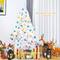 Costway 6ft. Unlit Hinged Pine Artificial Christmas Tree